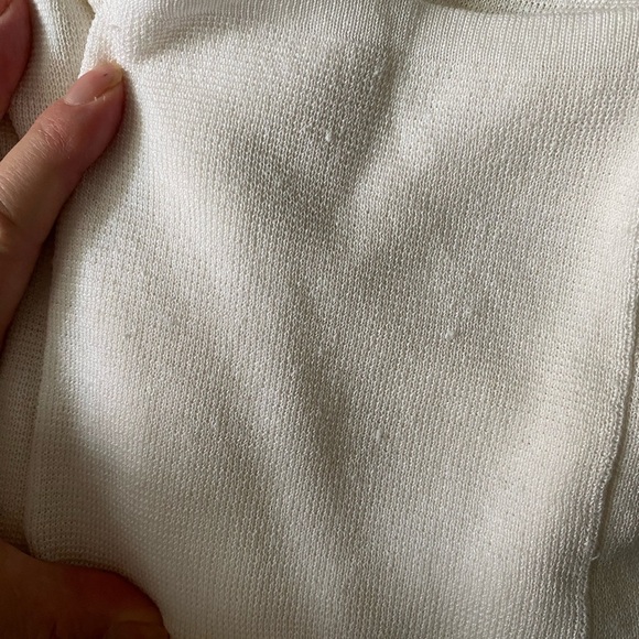 New J Crew Juliette Sweater Blazer Coat Linen Cream Longline Cardigan XXL NWT - Picture 4 of 6